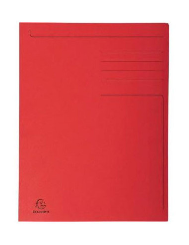 EX448003E-50,Dosar carton plic rosu Exacompta - Set 50