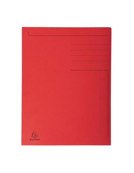 EX448003E-50,Dosar carton plic rosu Exacompta - Set 50