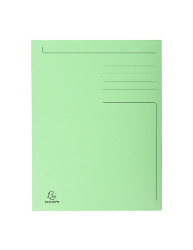 EX448013E-50,Dosar carton plic verde Exacompta - Set 50
