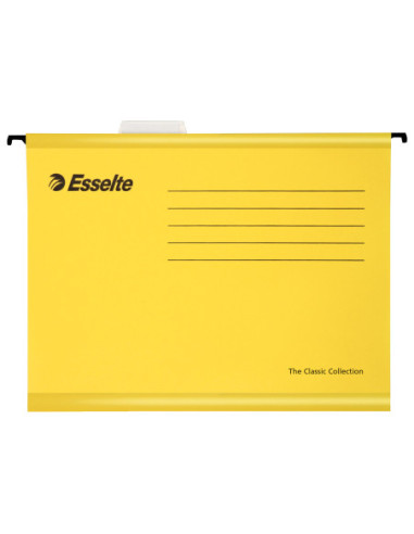 ES90314-25,Dosar suspendabil galben standard pendaflex Esselte - Set 25