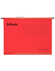 ES90316-25,Dosar suspendabil rosu standard pendaflex Esselte - Set 25