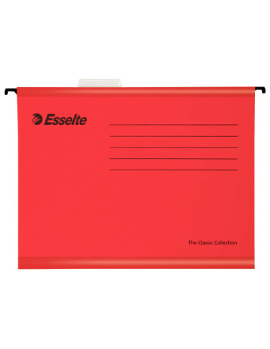 ES90316-25,Dosar suspendabil rosu standard pendaflex Esselte - Set 25