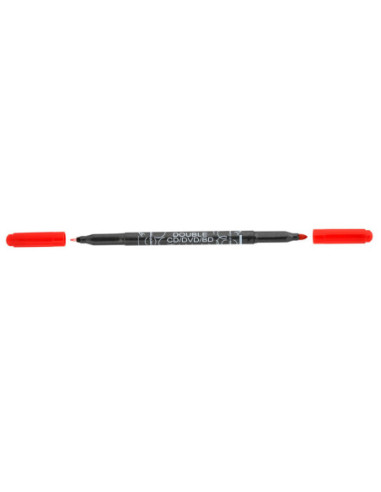 CE361603-10,Marker cd 2 capete rosu 0.6/2.5mm 3616 Centropen - Set 10