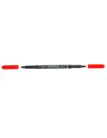 CE361603-10,Marker cd 2 capete rosu 0.6/2.5mm 3616 Centropen - Set 10