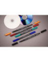 CE361603-10,Marker cd 2 capete rosu 0.6/2.5mm 3616 Centropen - Set 10