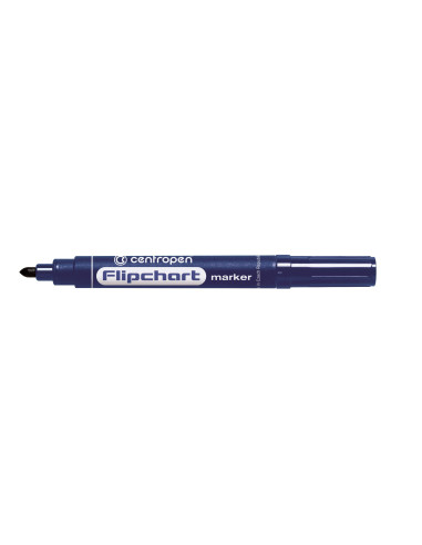 CE855002-10,Marker flipchart albastru 2.5mm 8550 Centropen - Set 10