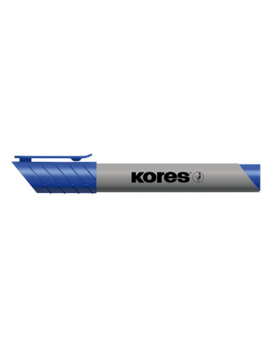 KO21303-12,Marker flipchart albastru 3mm eco Kores - Set 12