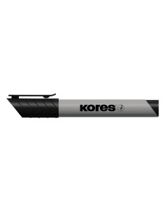 KO21300-12,Marker flipchart negru 3mm eco Kores - Set 12
