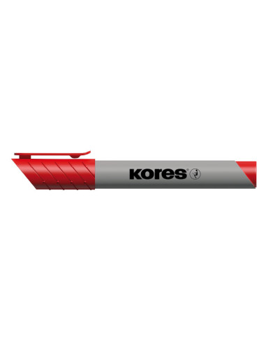 KO21307-12,Marker flipchart rosu 3mm eco Kores - Set 12