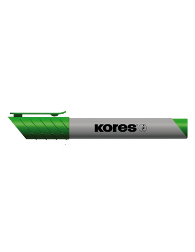 KO21305-12,Marker flipchart verde 3mm eco Kores - Set 12