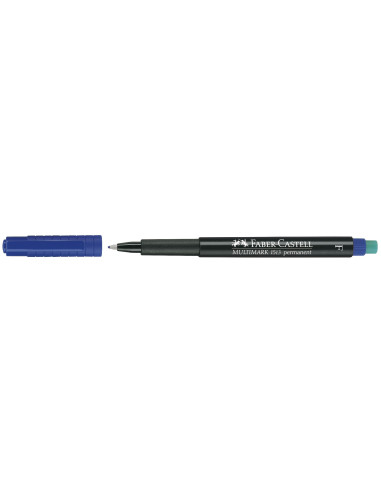 FC151351-10,Marker permanent albastru f multimark Faber-castell - Set 10