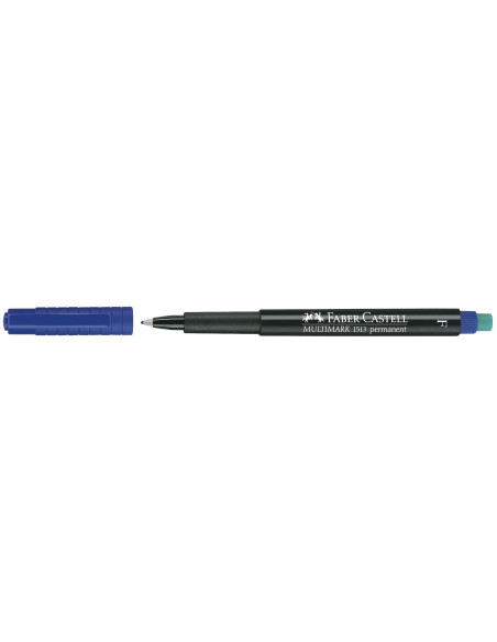 FC151351-10,Marker permanent albastru f multimark Faber-castell - Set 10