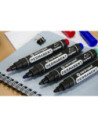 CE856601-10,Marker permanent negru varf rotund 2.5mm 8566 Centropen - Set 10