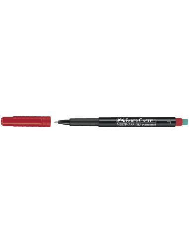 FC151321-10,Marker permanent rosu f multimark Faber-castell - Set 10