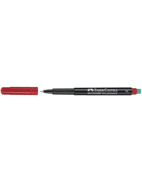 FC151321-10,Marker permanent rosu f multimark Faber-castell - Set 10