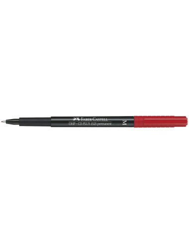 FC152521-10,Marker permanent rosu m multimark Faber-castell - Set 10