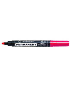CE856603-10,Marker permanent rosu varf rotund 2.5mm 8566 Centropen - Set 10
