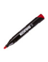 KO20937-12,Marker permanent rosu varf rotund 3mm Kores - Set 12