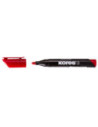 KO20937-12,Marker permanent rosu varf rotund 3mm Kores - Set 12