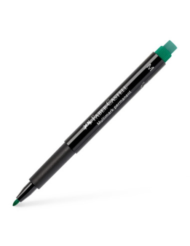 FC152563-10,Marker permanent verde m multimark Faber-castell - Set 10