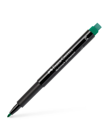 FC152563-10,Marker permanent verde m multimark Faber-castell - Set 10