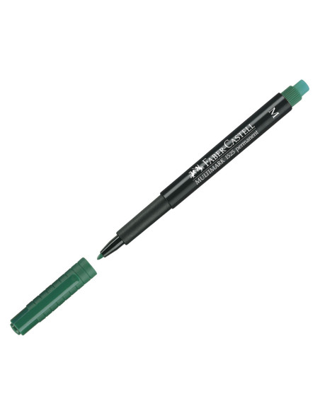 FC152563-10,Marker permanent verde m multimark Faber-castell - Set 10