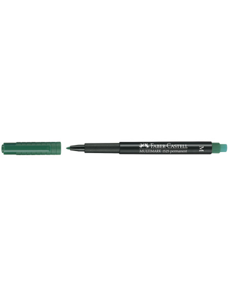 FC152563-10,Marker permanent verde m multimark Faber-castell - Set 10