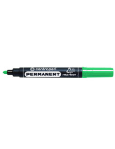 CE856605-10,Marker permanent verde varf rotund 2.5mm 8566 Centropen - Set 10