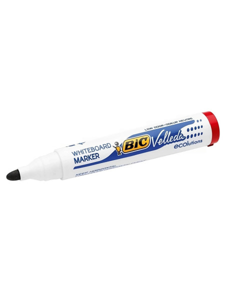 BC904939-12,Marker whiteboard rosu velleda 1701 Bic - Set 12