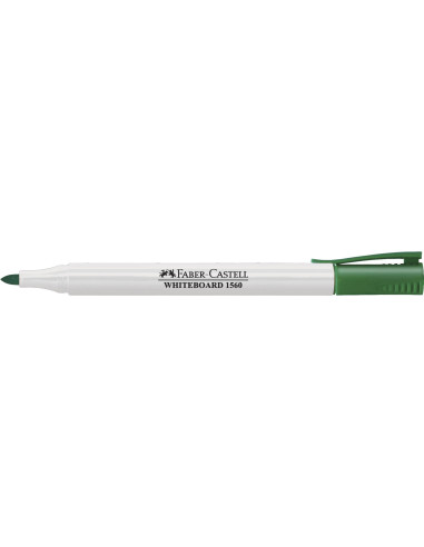 FC156063-10,Marker whiteboard verde slim 1560 Faber-castell - Set 10