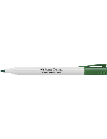 FC156063-10,Marker whiteboard verde slim 1560 Faber-castell - Set 10