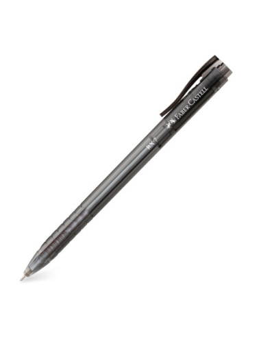 FC545499-10,Roller 0.7mm semi-gel cu mecanism negru rx7 Faber-castell - Set 10