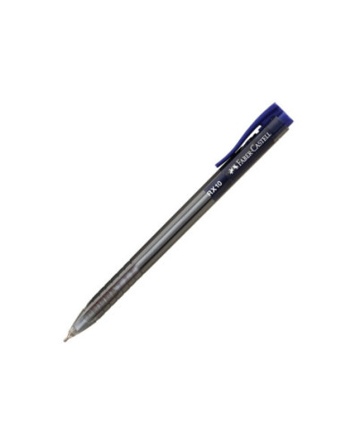 FC545551-10,Roller 1.0mm semi-gel cu mecanism albastru rx10 Faber-castell - Set 10