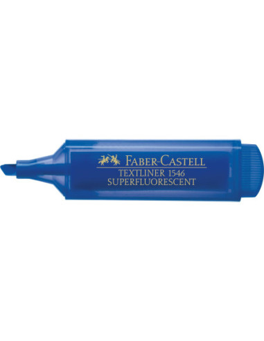 FC154652-10,Textmarker albastru superfluorescent 1546 Faber-castell - Set 10