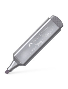 FC154661-10,Textmarker argintiu metalizat 1546 Faber-castell - Set 10
