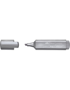 FC154661-10,Textmarker argintiu metalizat 1546 Faber-castell - Set 10 2