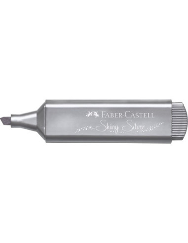 FC154661-10,Textmarker argintiu metalizat 1546 Faber-castell - Set 10