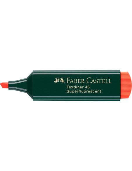 FC154815-10,Textmarker portocaliu 1548 Faber-castell - Set 10