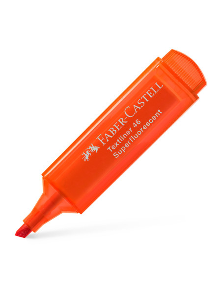 FC154615-10,Textmarker portocaliu superfluorescent 1546 Faber-castell - Set 10