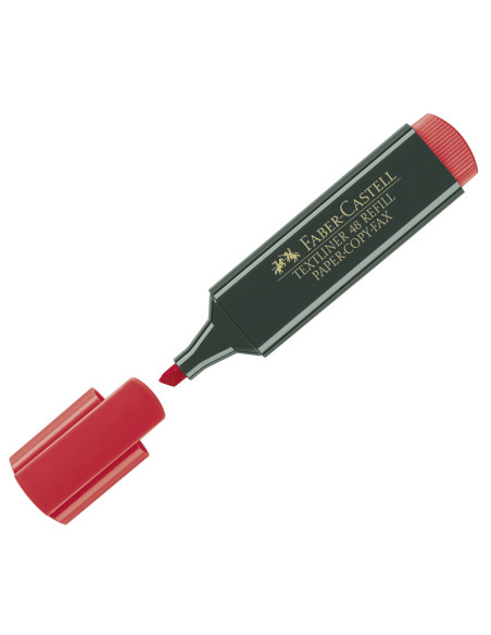 FC154821-10,Textmarker rosu 1548 Faber-castell - Set 10