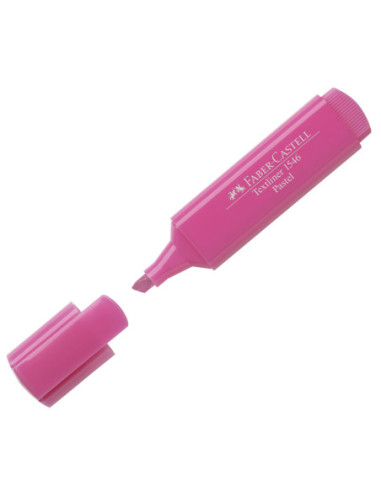 FC154654-10,Textmarker roz pastel 1546 Faber-castell - Set 10
