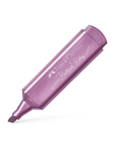FC154691-10,Textmarker rubiniu metalizat 1546 Faber-castell - Set 10