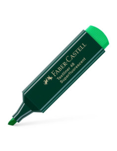 FC154863-10,Textmarker verde 1548 Faber-castell - Set 10