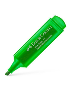 FC154663-10,Textmarker verde superfluorescent 1546 Faber-castell - Set 10