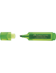 FC154663-10,Textmarker verde superfluorescent 1546 Faber-castell - Set 10 2