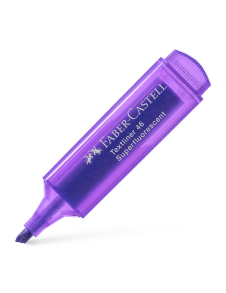 FC154636-10,Textmarker violet superfluorescent 1546 Faber-castell - Set 10