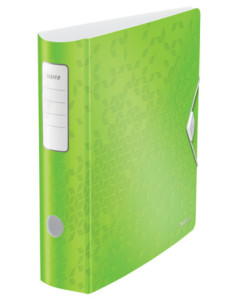 LZ11060054-5,Biblioraft plastifiat 8.2 cm 180grade verde active wow Leitz - Set 5