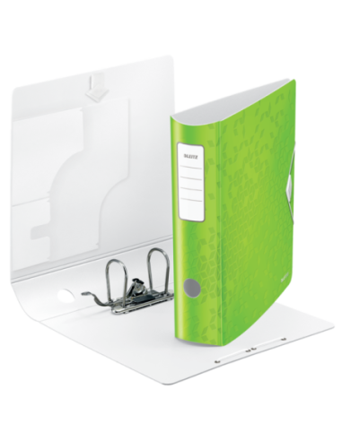 LZ11060054-5,Biblioraft plastifiat 8.2 cm 180grade verde active wow Leitz - Set 5