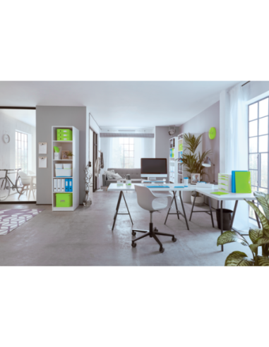 LZ11060054-5,Biblioraft plastifiat 8.2 cm 180grade verde active wow Leitz - Set 5