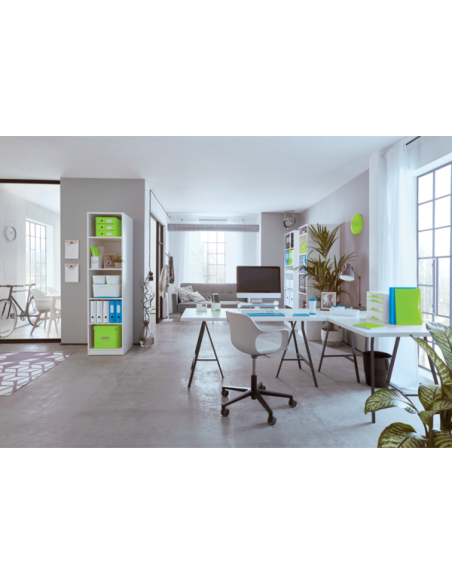 LZ11060054-5,Biblioraft plastifiat 8.2 cm 180grade verde active wow Leitz - Set 5